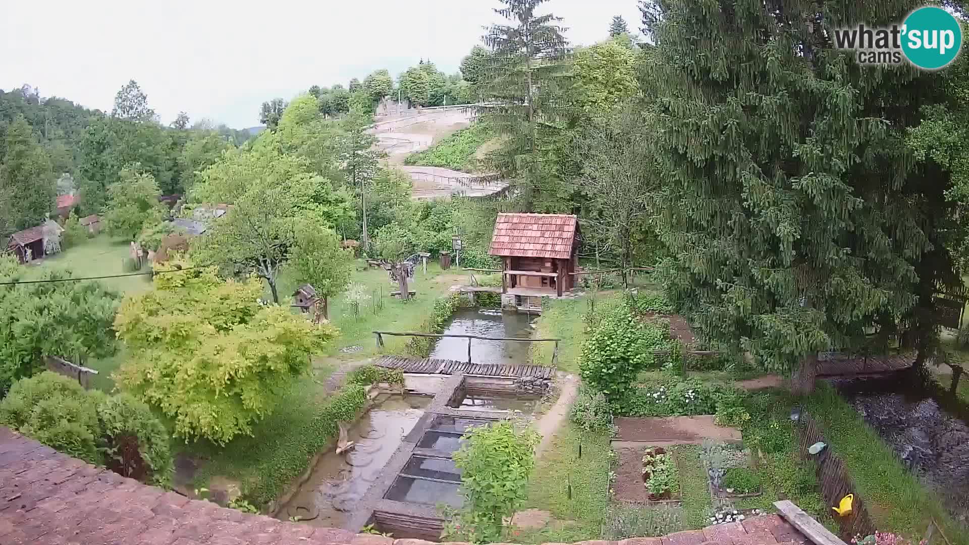 Web kamera uživo Rastoke – rijeka Slunjčica – Hrvatska