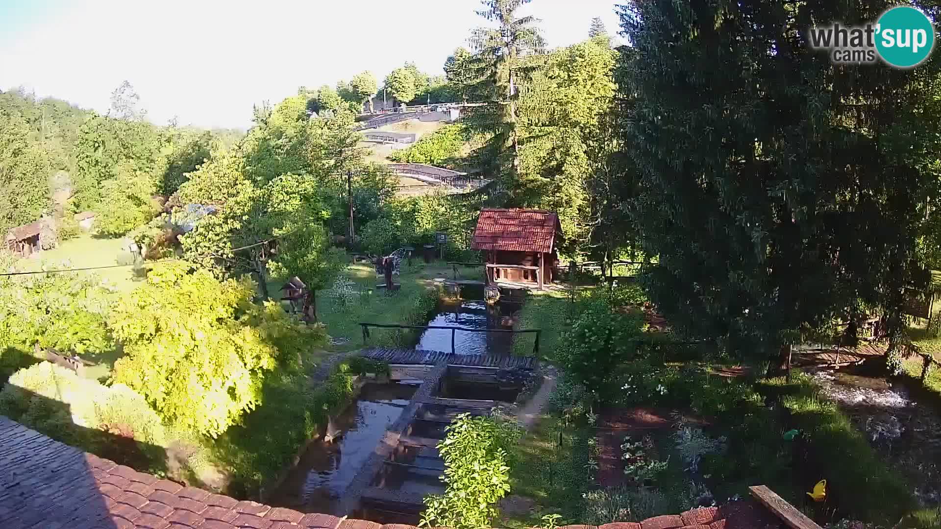 Webcam en direct Rastoke – rivière Slunjčica – Croatie