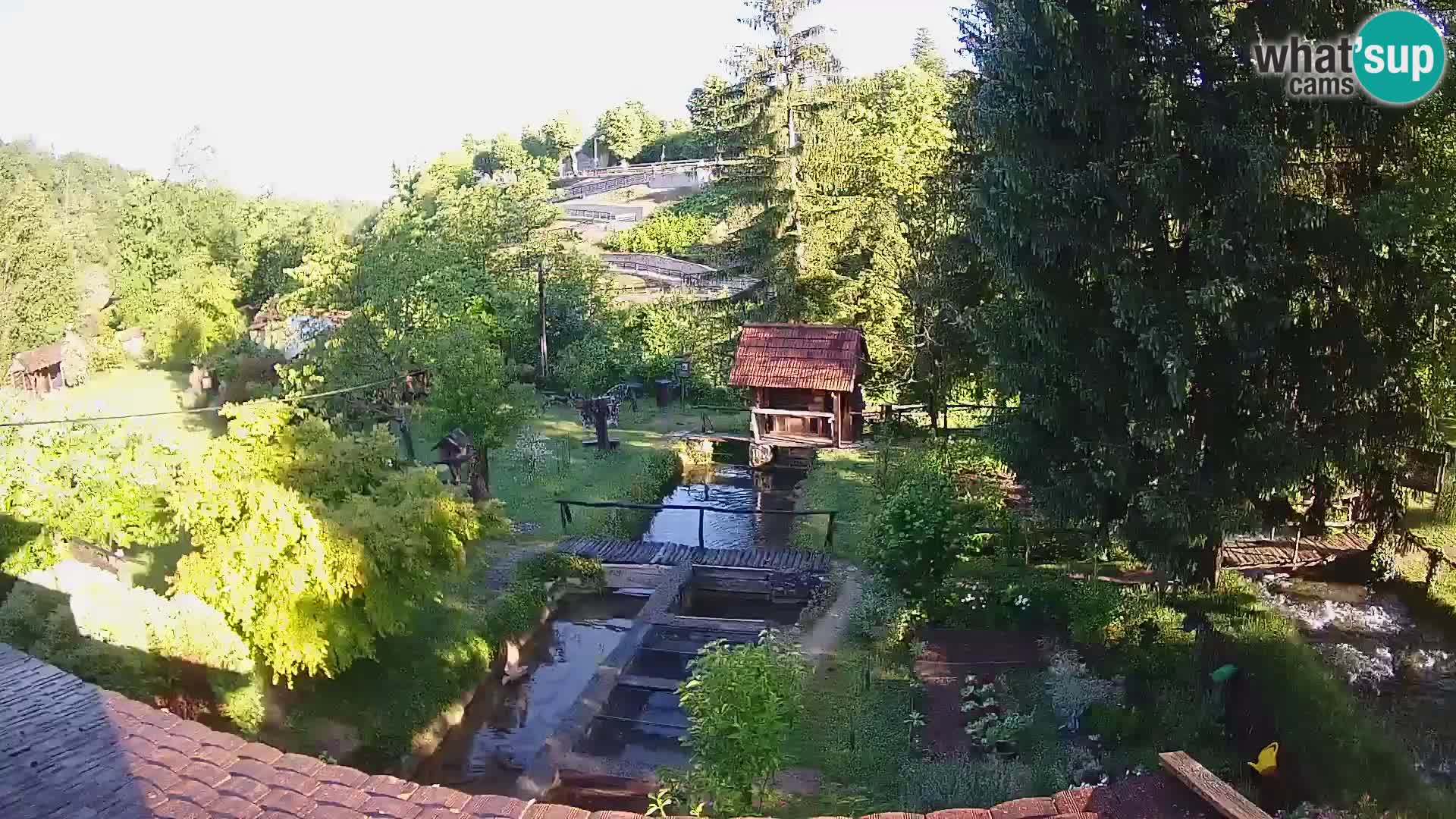 Webcam en direct Rastoke – rivière Slunjčica – Croatie