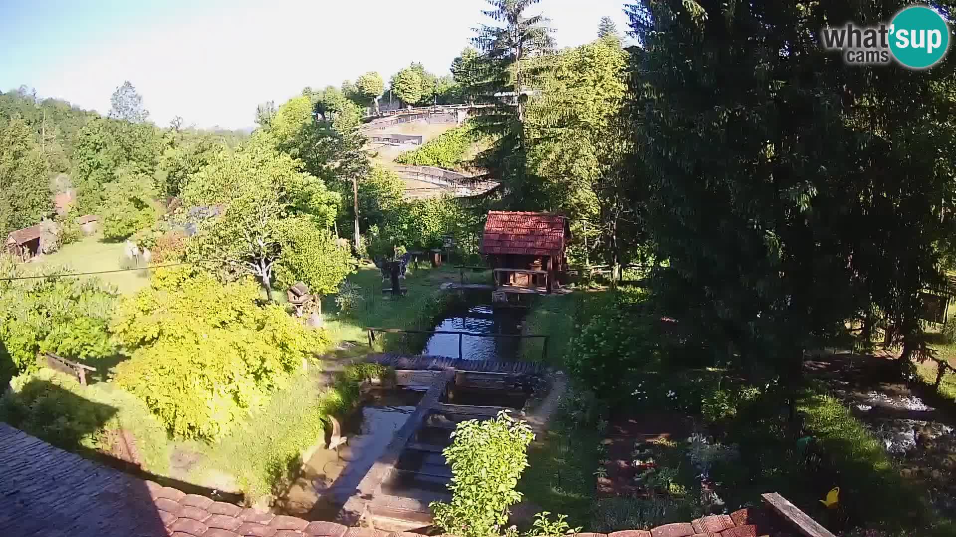 Cámara web en vivo Rastoke – río Slunjčica – Croacia
