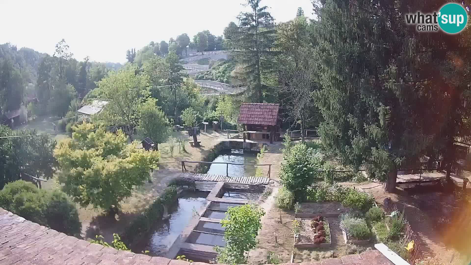 Live webcam Rastoke – river Slunjčica – Croatia