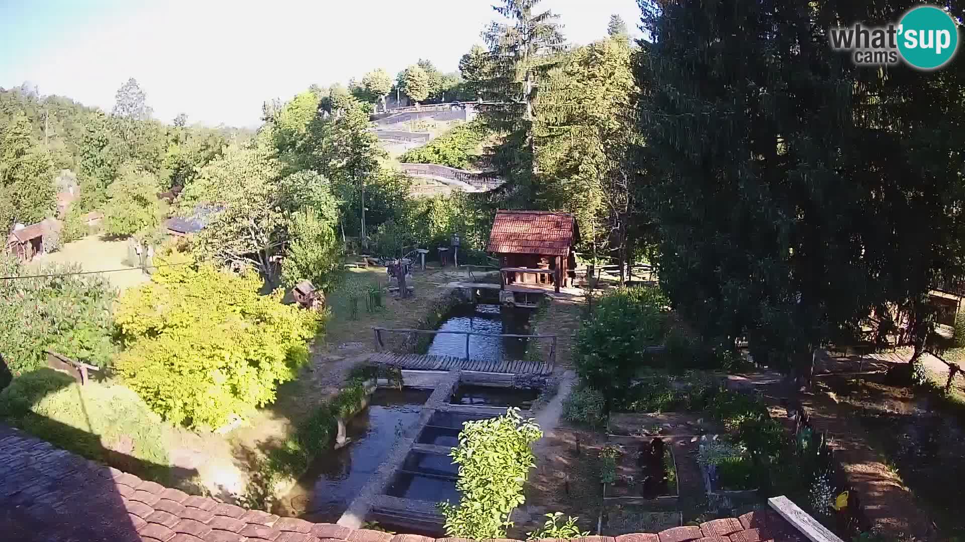 Live webcam Rastoke – river Slunjčica – Croatia