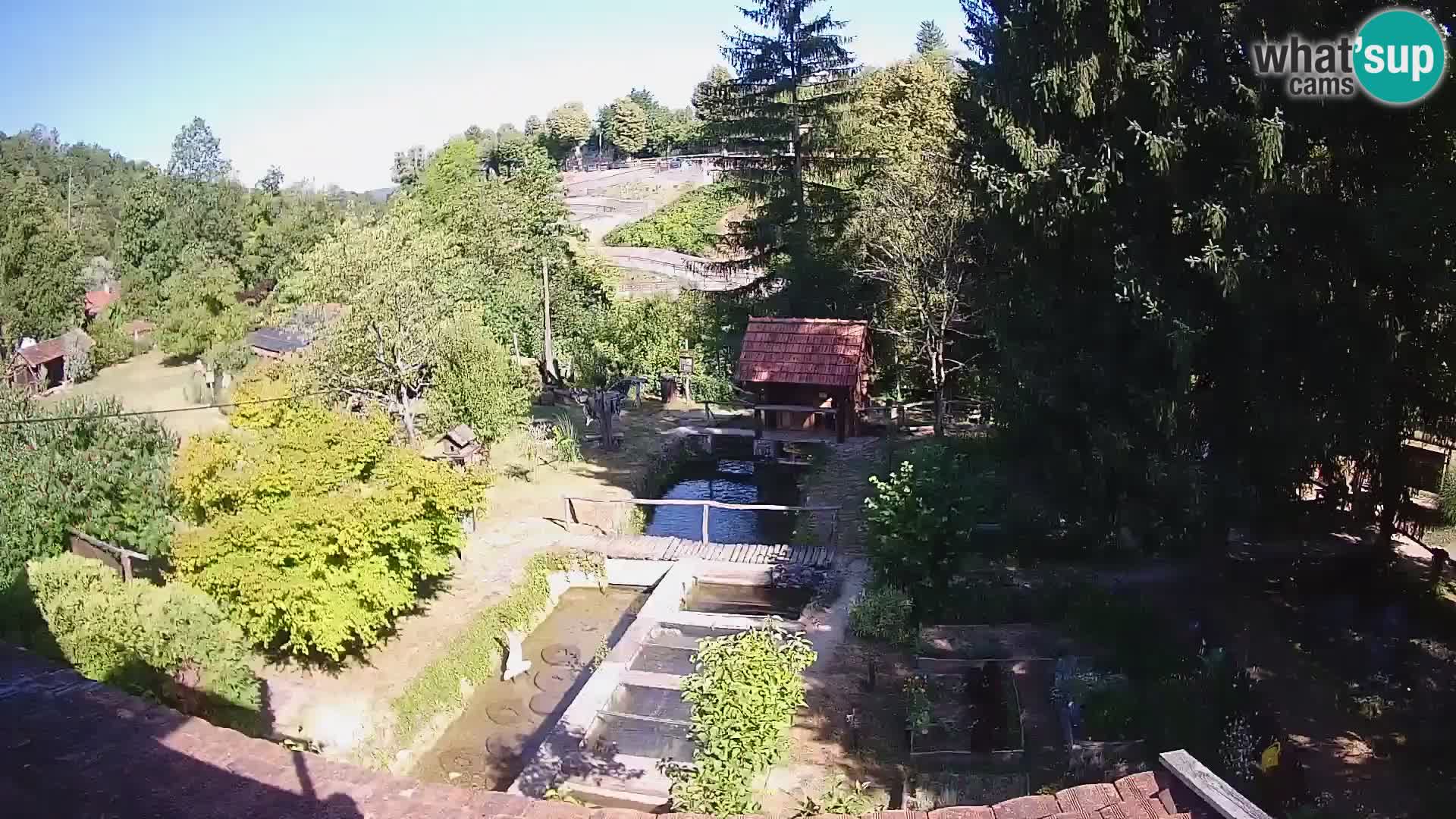 Cámara web en vivo Rastoke – río Slunjčica – Croacia