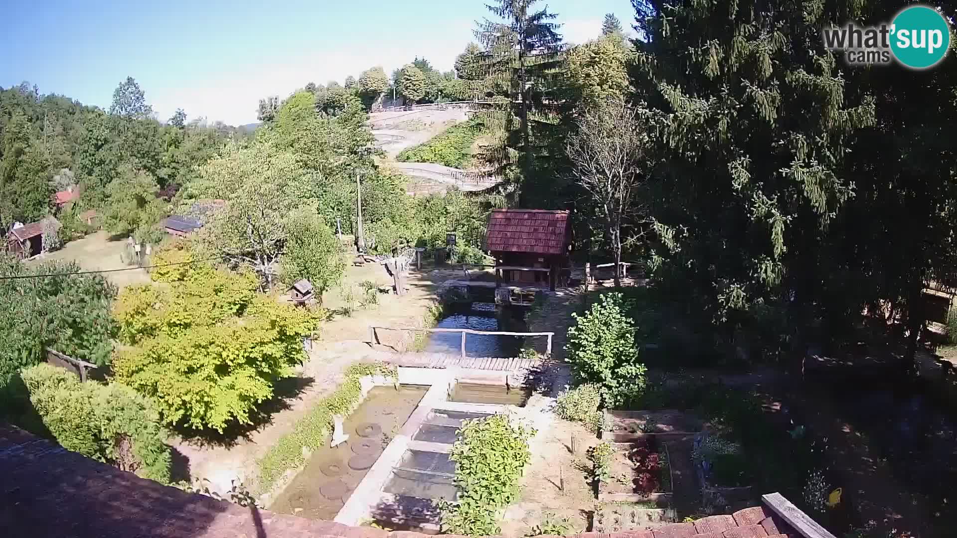 Cámara web en vivo Rastoke – río Slunjčica – Croacia