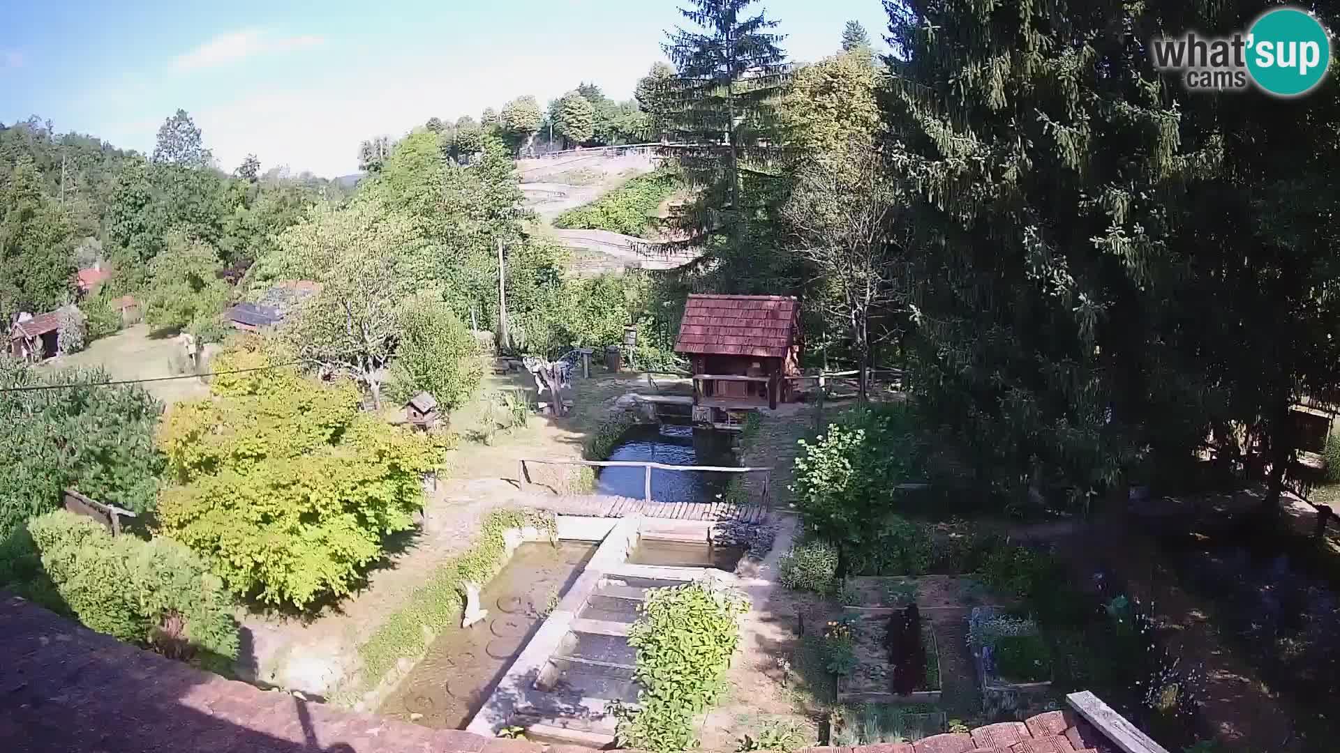 Live webcam Rastoke – river Slunjčica – Croatia