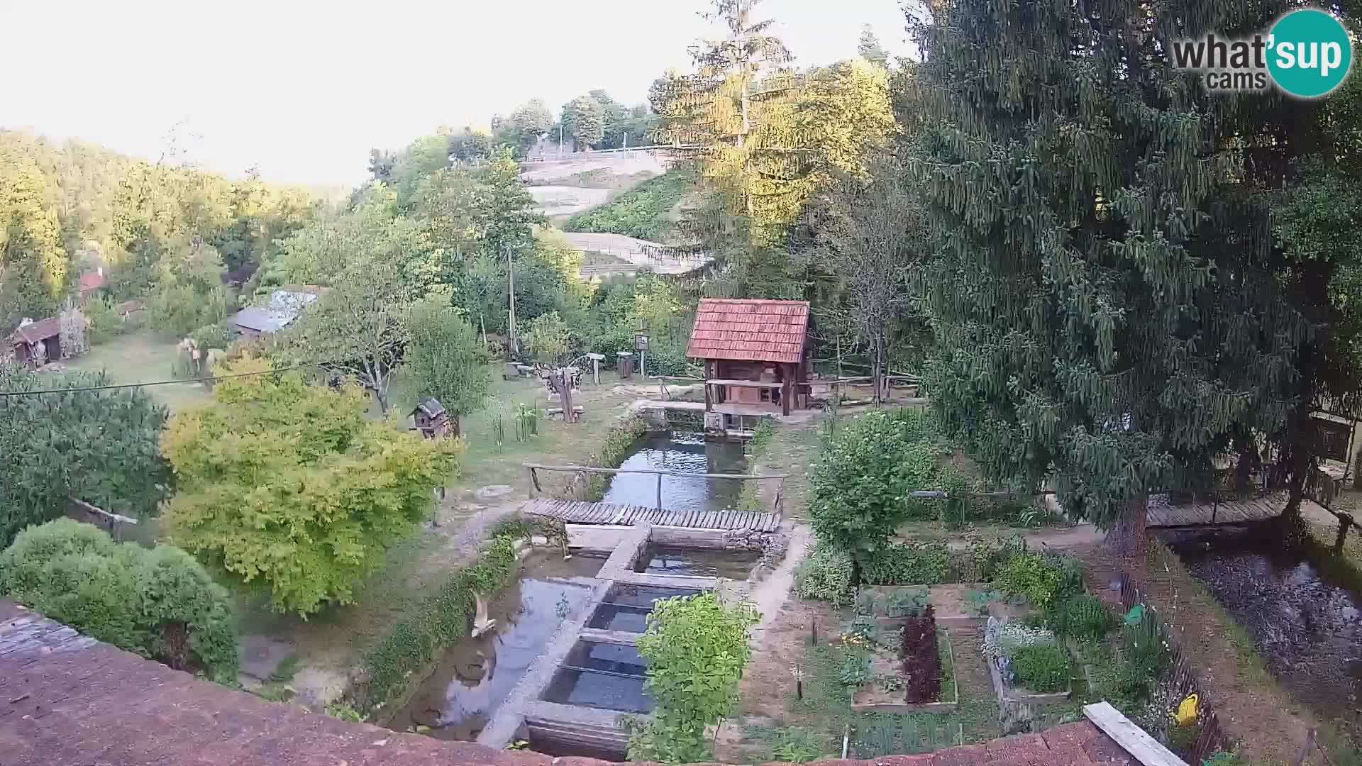 Cámara web en vivo Rastoke – río Slunjčica – Croacia