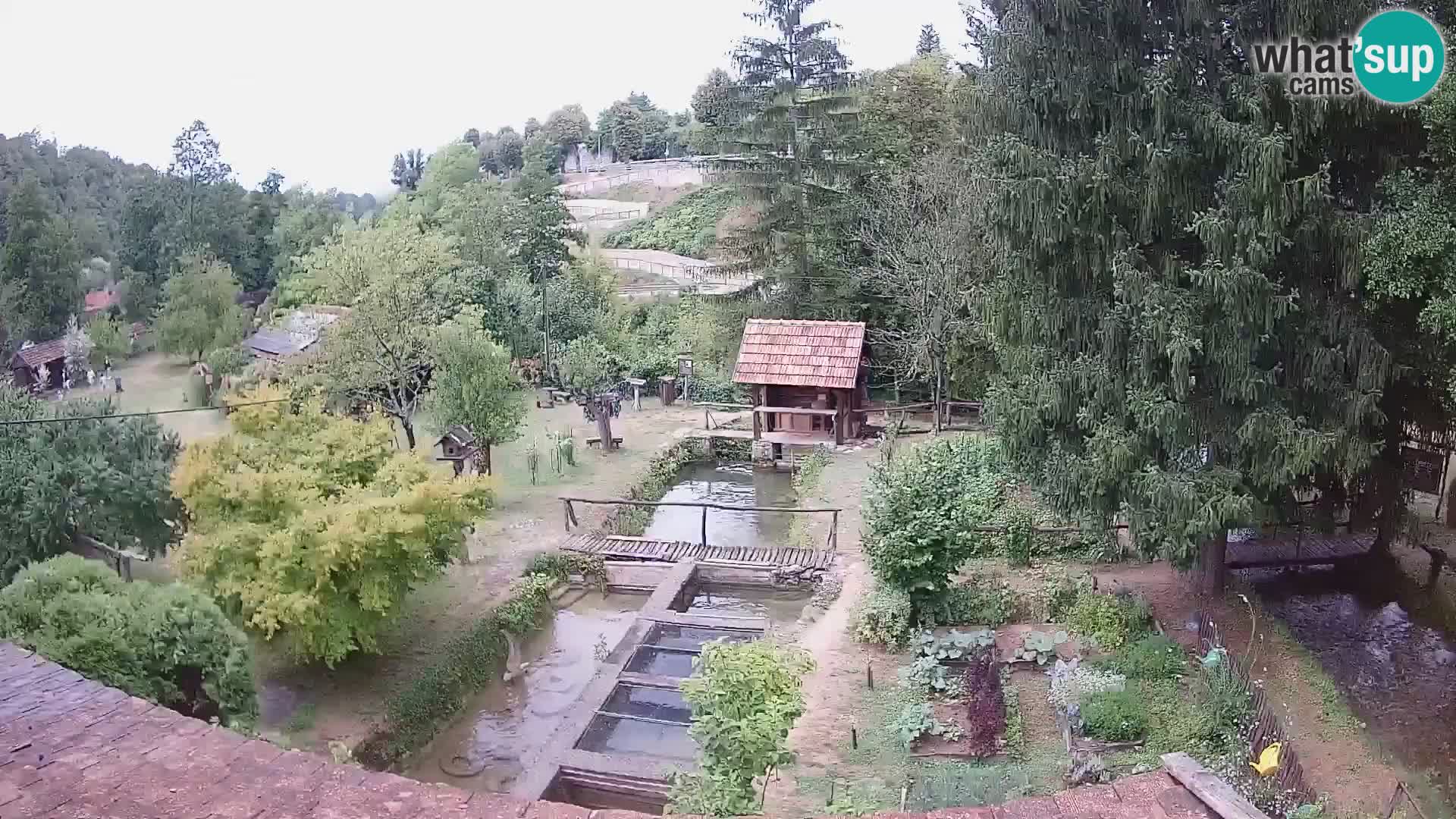 Live webcam Rastoke – river Slunjčica – Croatia