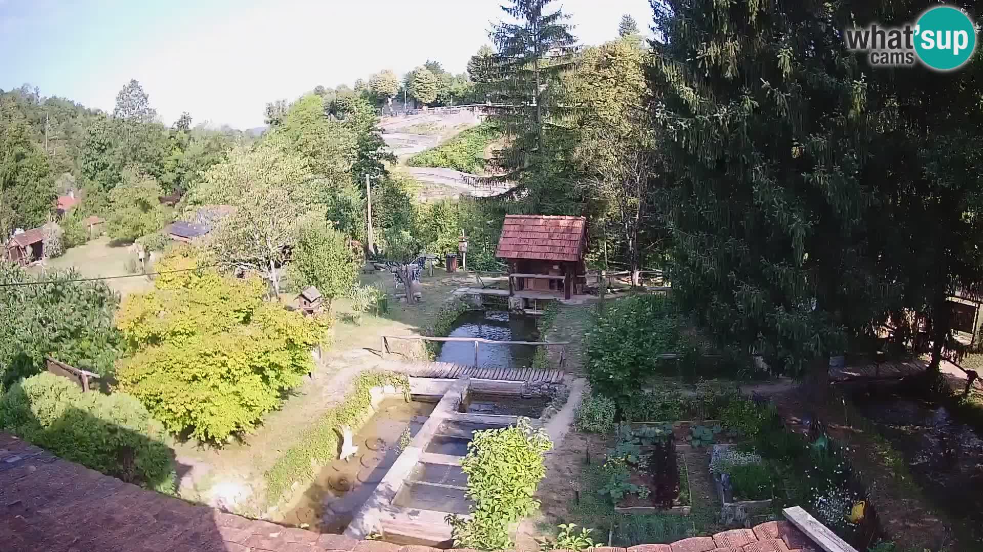 Live webcam Rastoke – river Slunjčica – Croatia