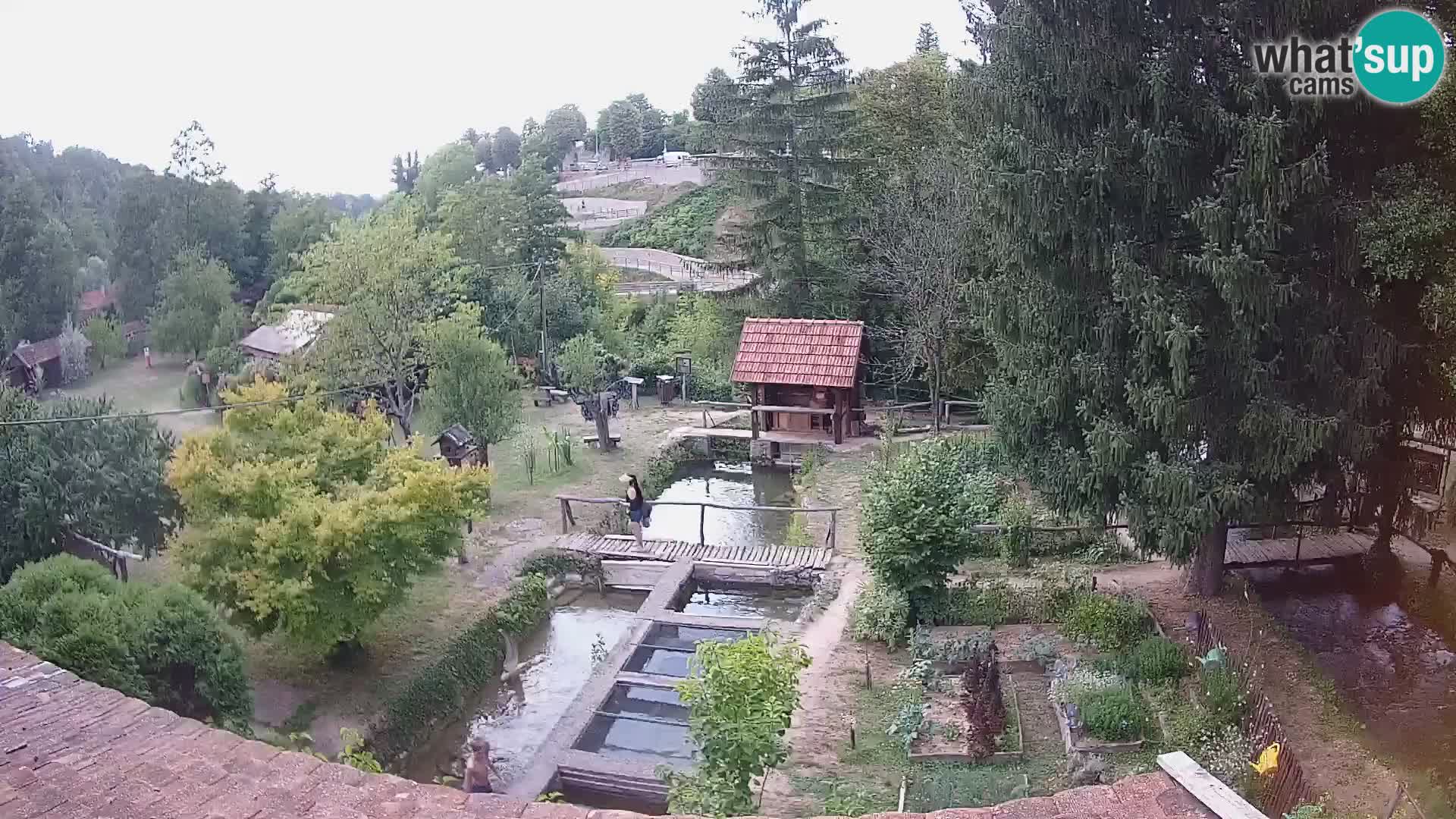 Web kamera uživo Rastoke – rijeka Slunjčica – Hrvatska