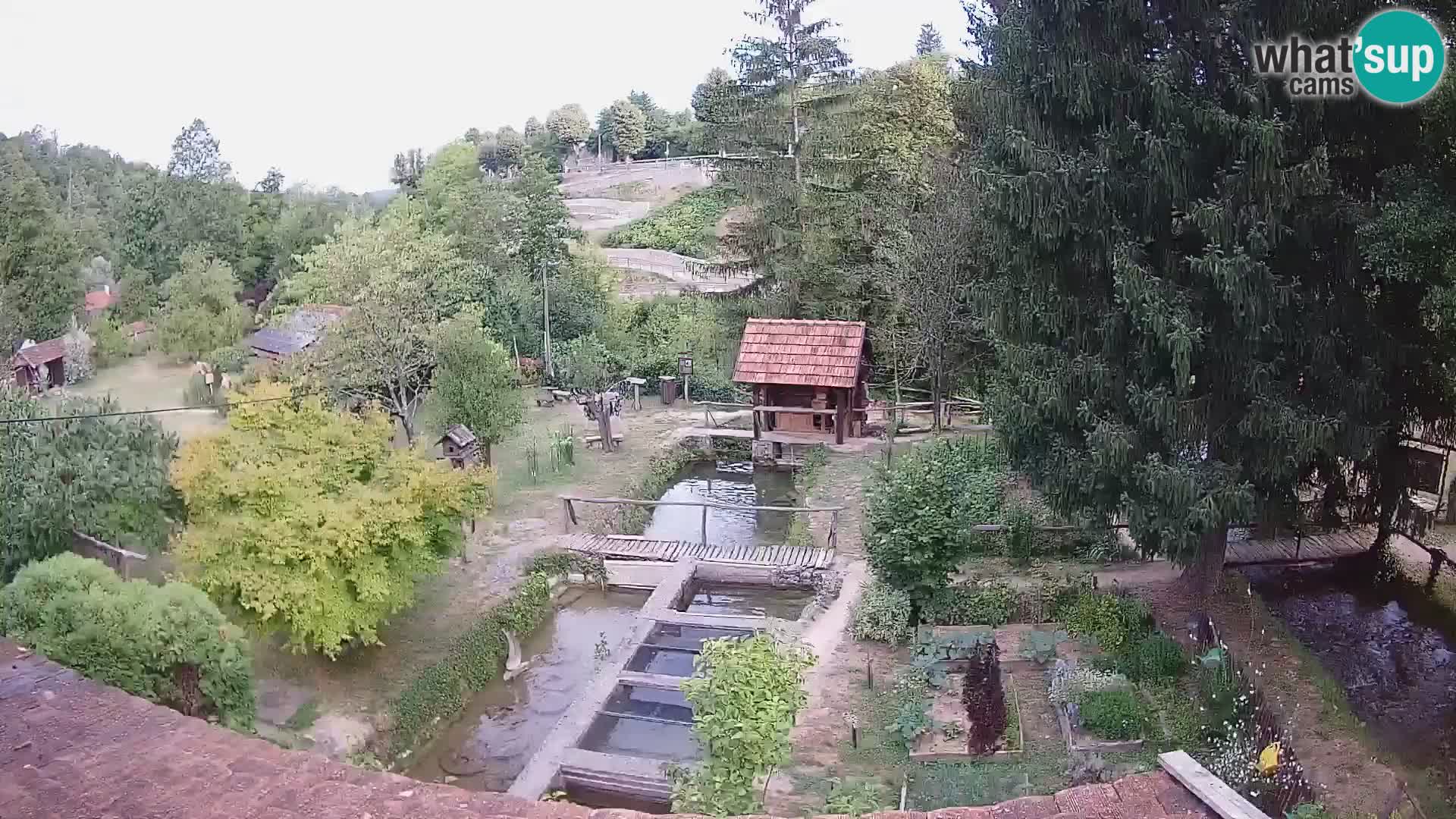 Web kamera uživo Rastoke – rijeka Slunjčica – Hrvatska