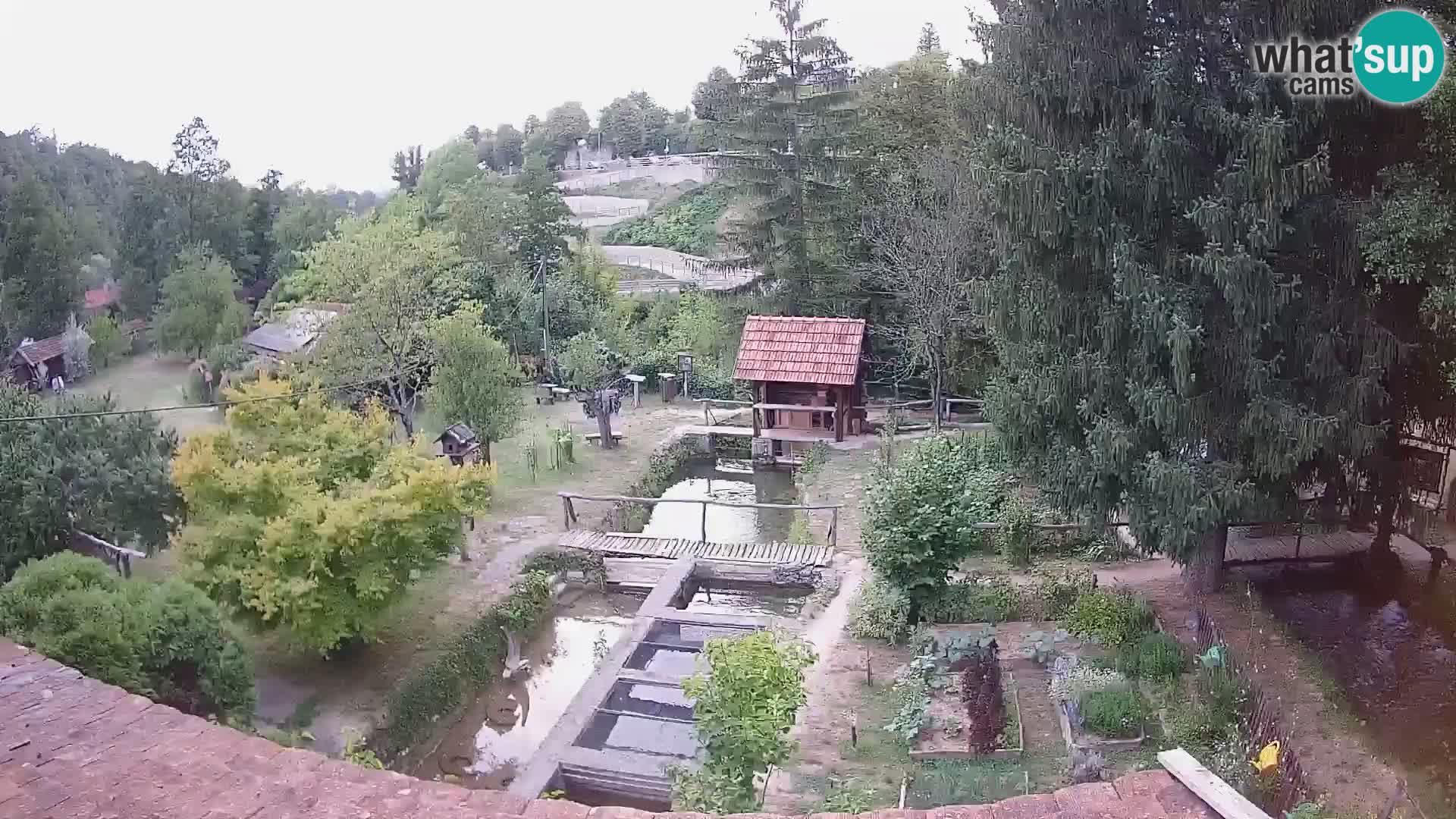 Cámara web en vivo Rastoke – río Slunjčica – Croacia