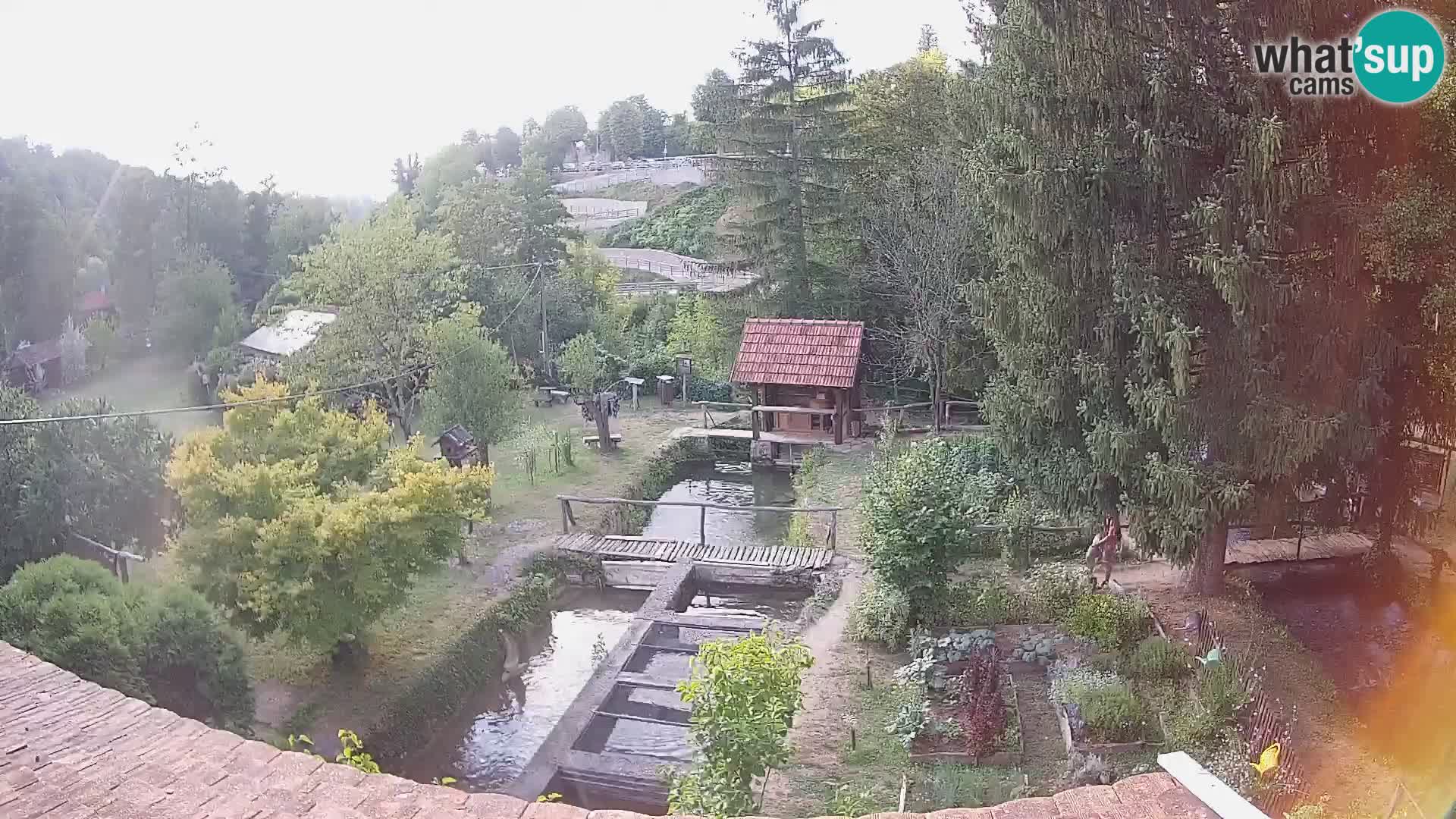Cámara web en vivo Rastoke – río Slunjčica – Croacia