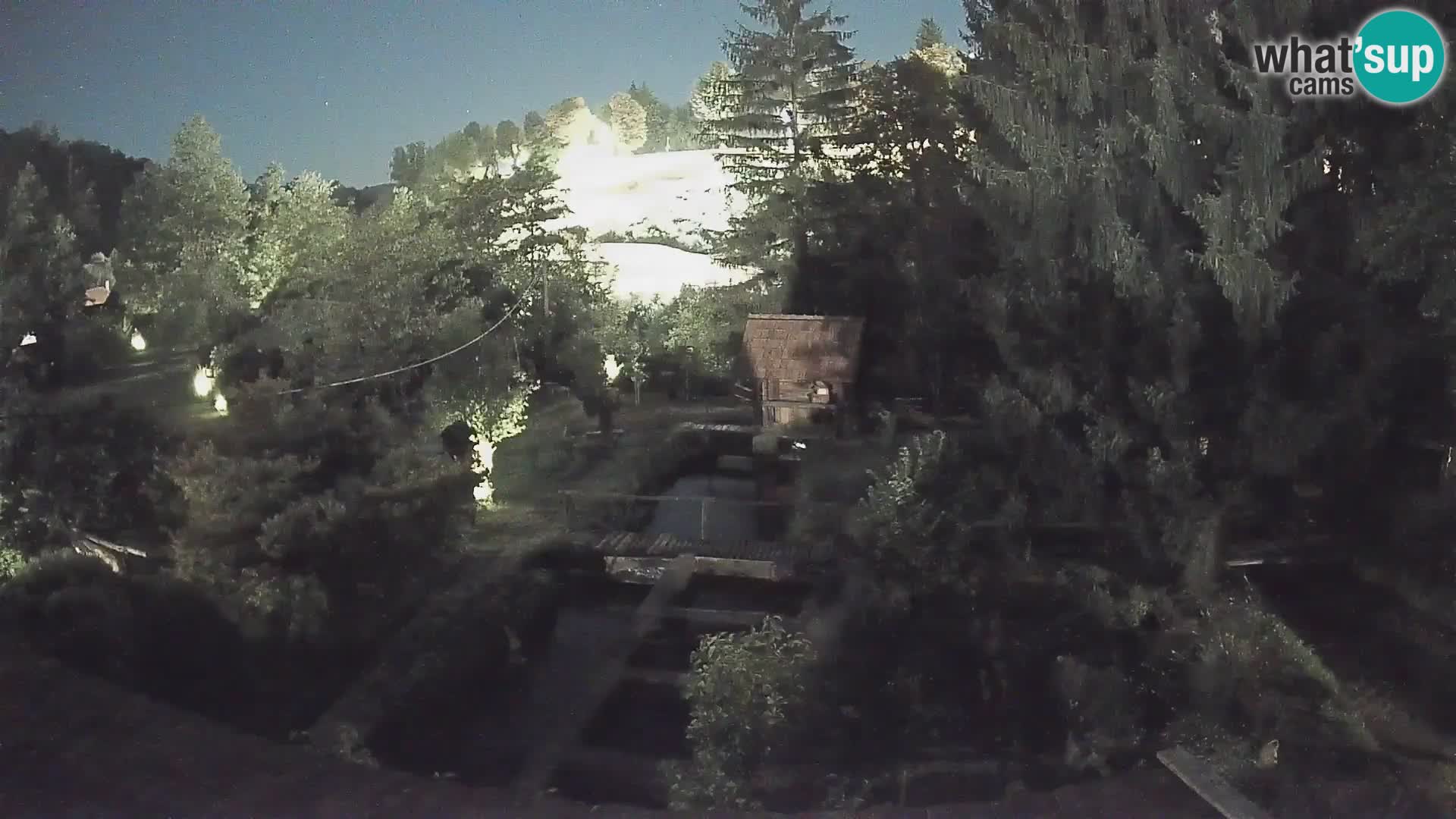 Live webcam Rastoke – river Slunjčica – Croatia