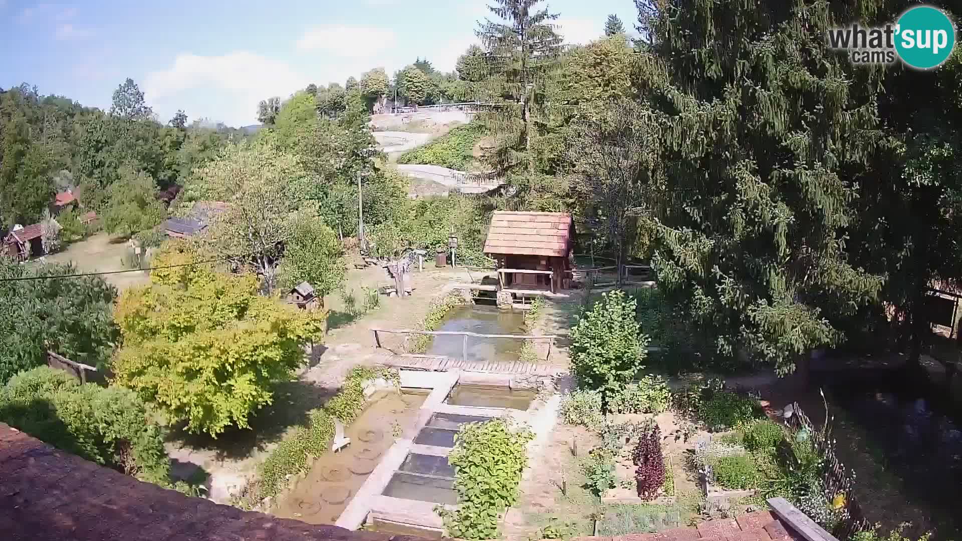 Live webcam Rastoke – fiume Slunjčica – Croazia