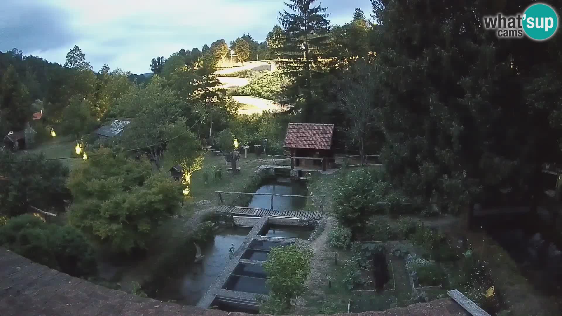 Web kamera uživo Rastoke – rijeka Slunjčica – Hrvatska