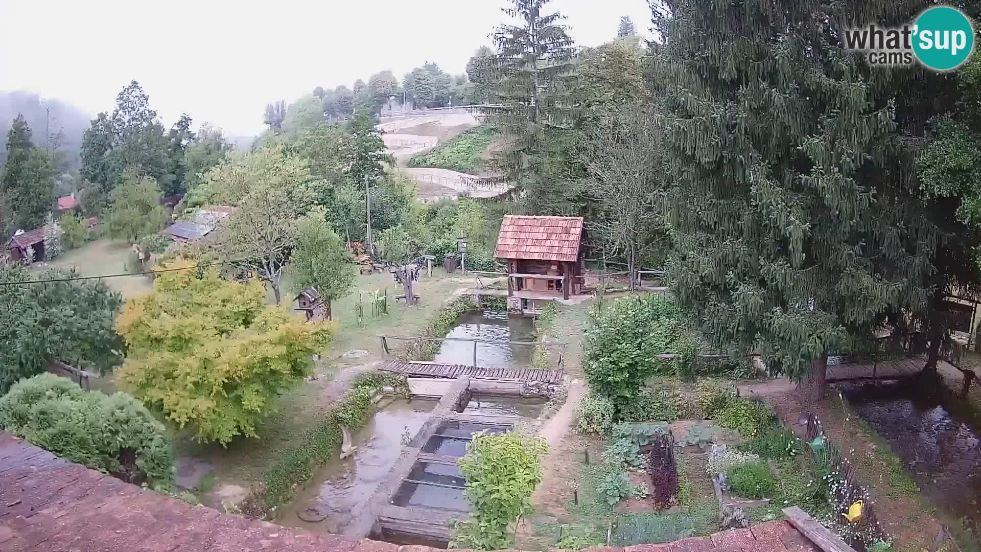 Webcam en direct Rastoke – rivière Slunjčica – Croatie
