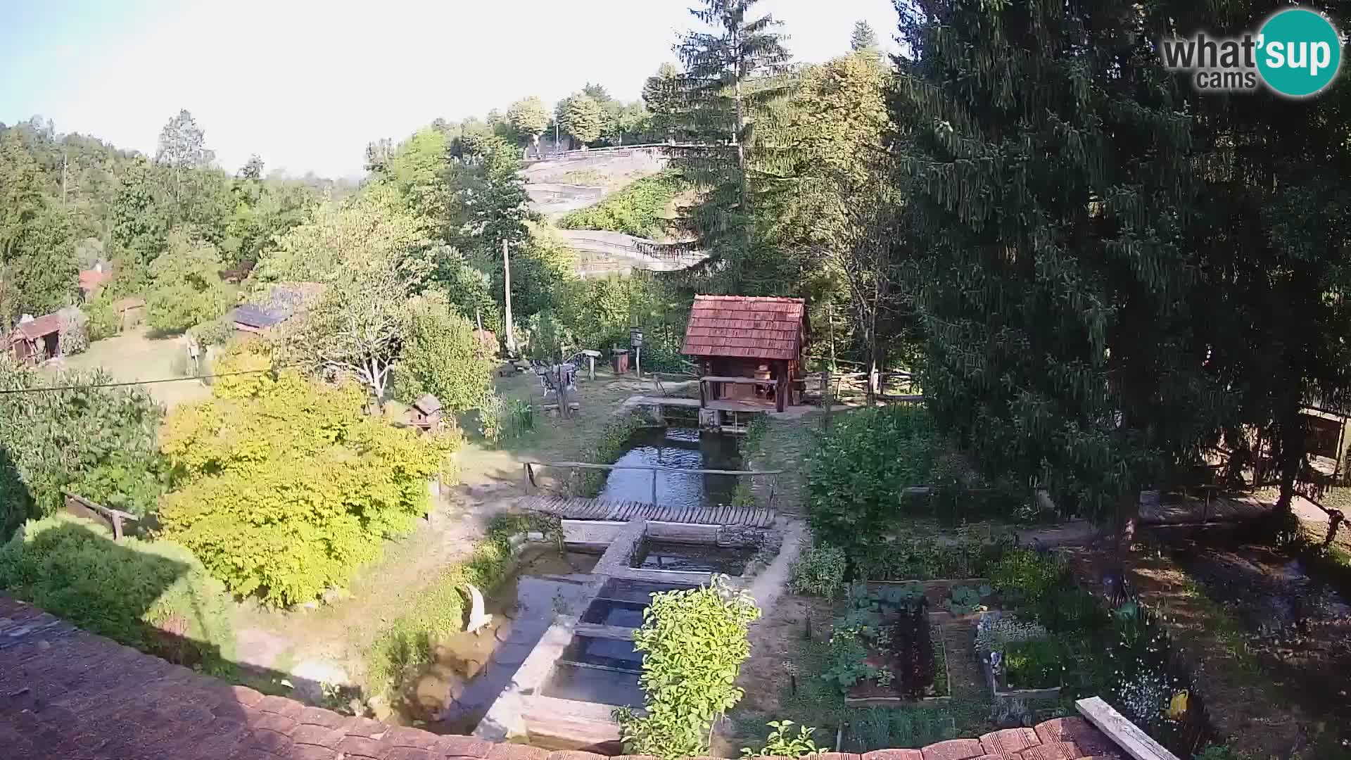 Webcam en direct Rastoke – rivière Slunjčica – Croatie