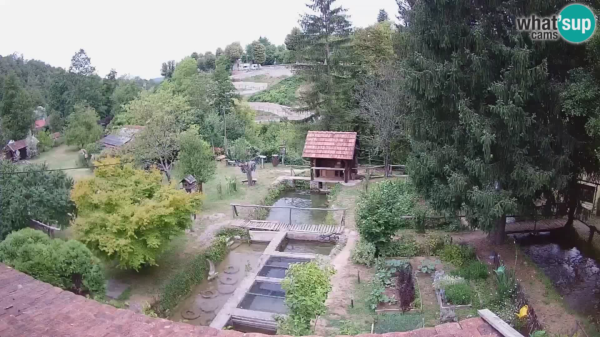 Web kamera uživo Rastoke – rijeka Slunjčica – Hrvatska