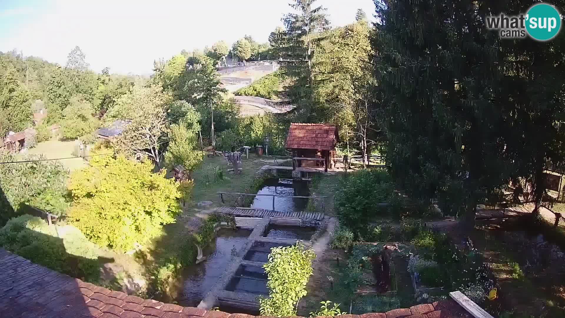 Webcam en direct Rastoke – rivière Slunjčica – Croatie