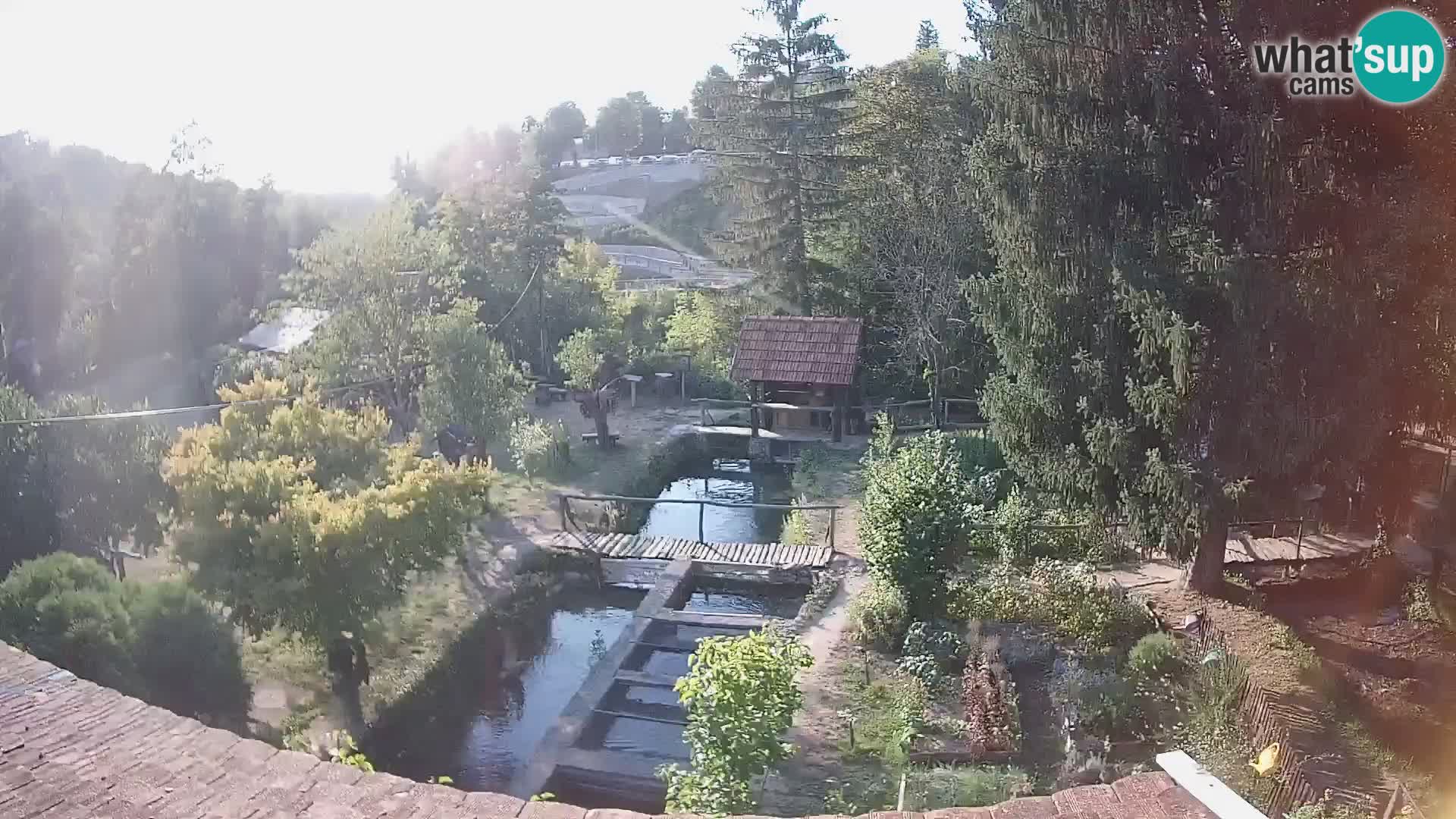 Cámara web en vivo Rastoke – río Slunjčica – Croacia