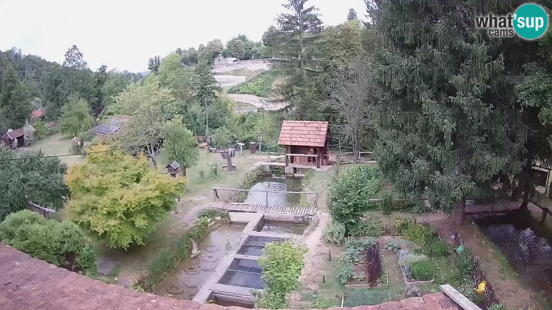 Webcam en direct Rastoke – rivière Slunjčica – Croatie