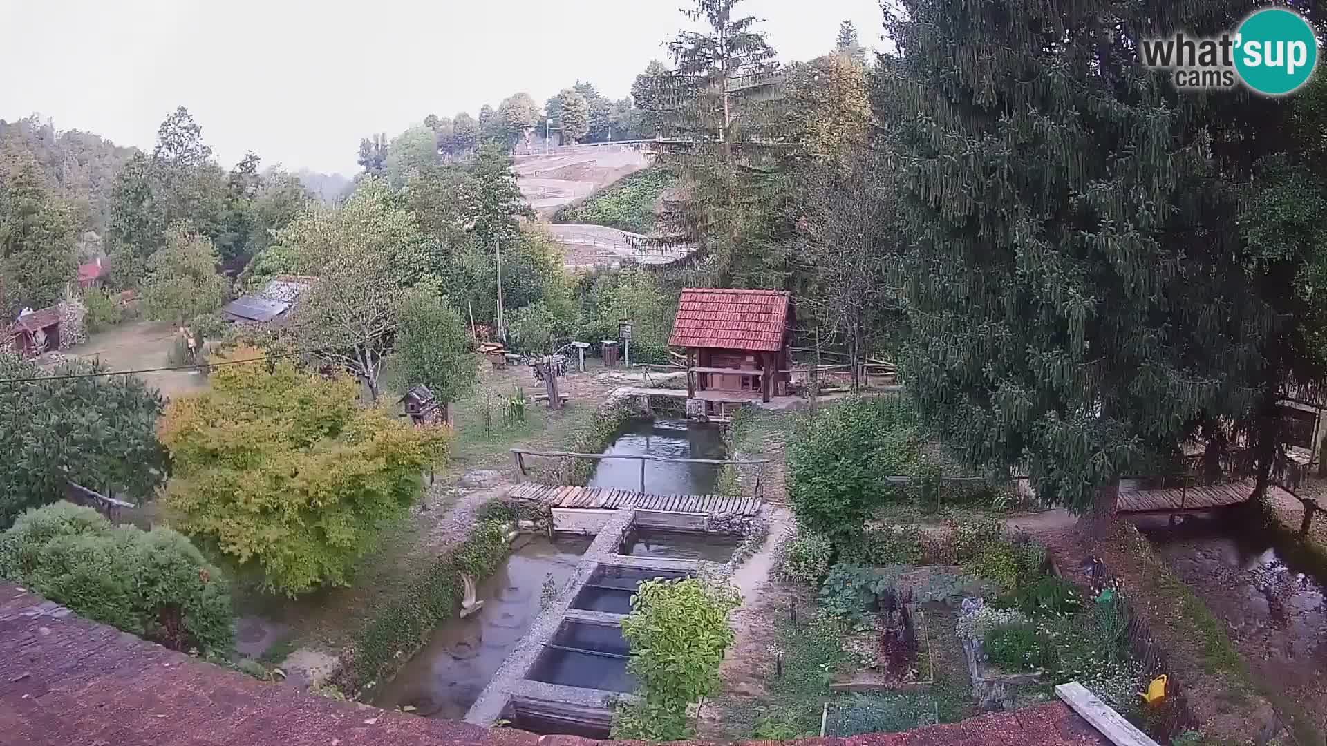 Live webcam Rastoke – fiume Slunjčica – Croazia