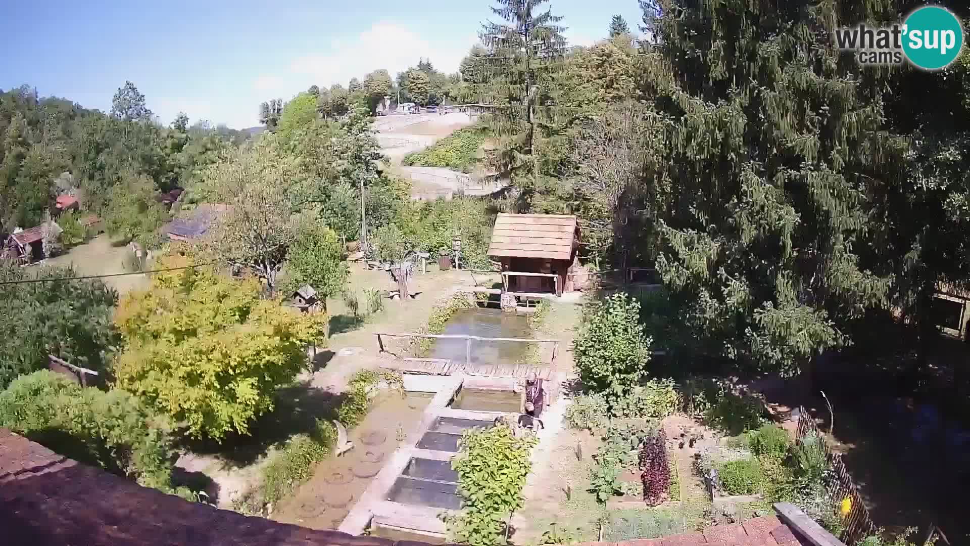 Webcam en direct Rastoke – rivière Slunjčica – Croatie