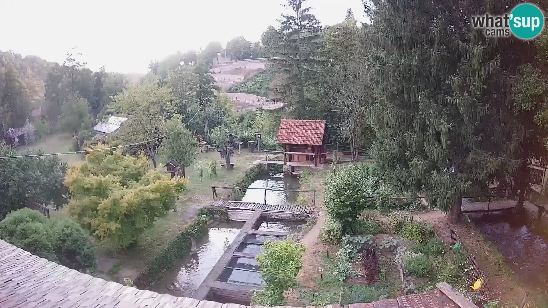 Web kamera uživo Rastoke – rijeka Slunjčica – Hrvatska