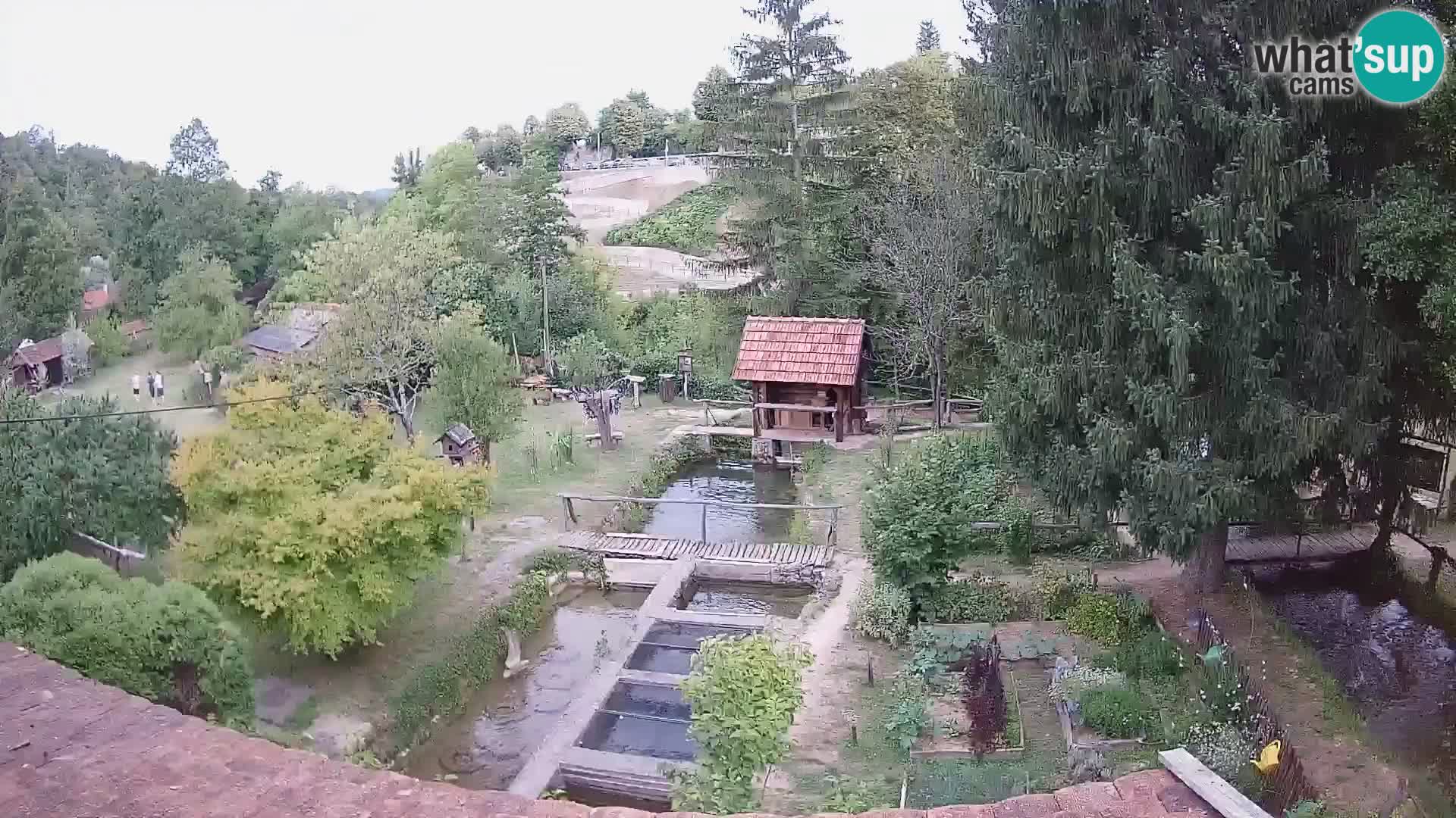 Live webcam Rastoke – river Slunjčica – Croatia