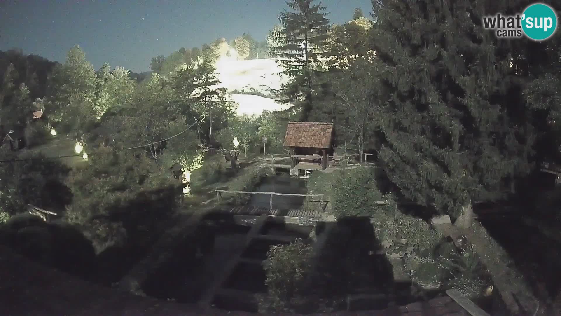Live webcam Rastoke – river Slunjčica – Croatia