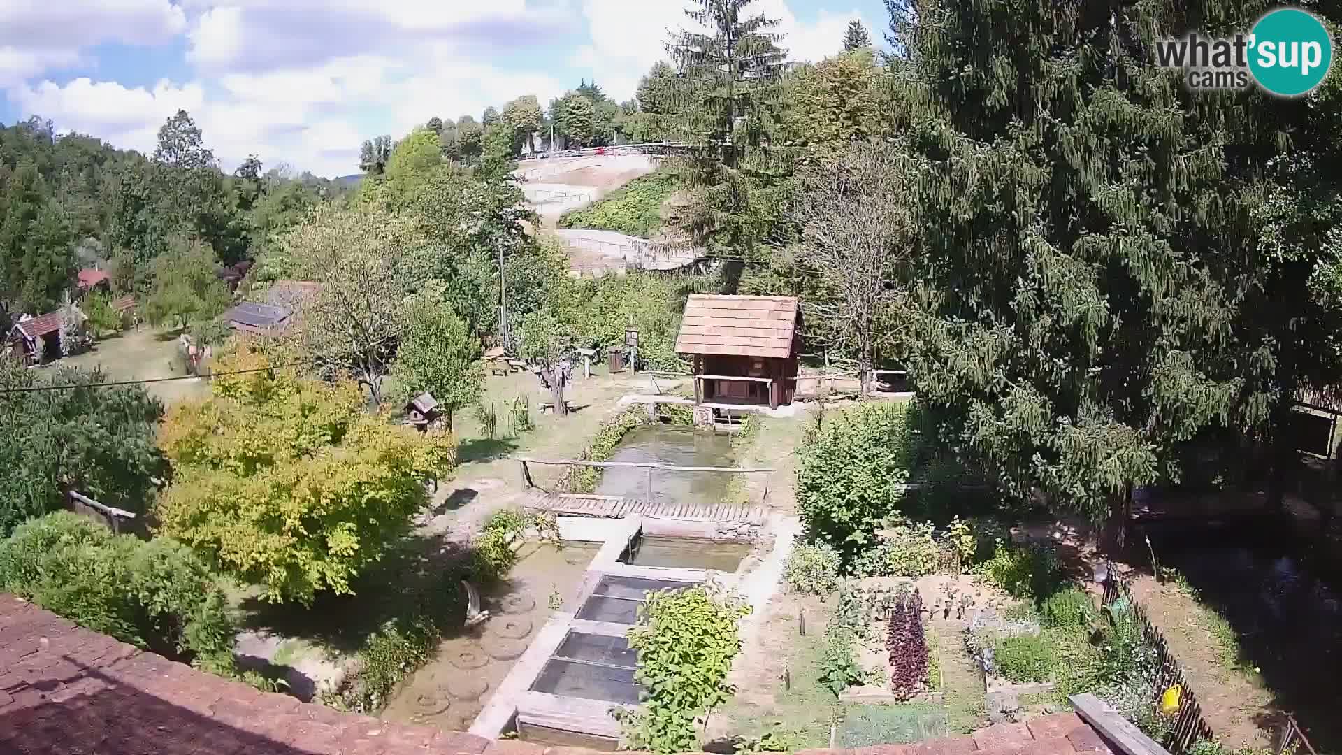 Live-Webcam Rastoke – Fluss Slunjčica – Kroatien