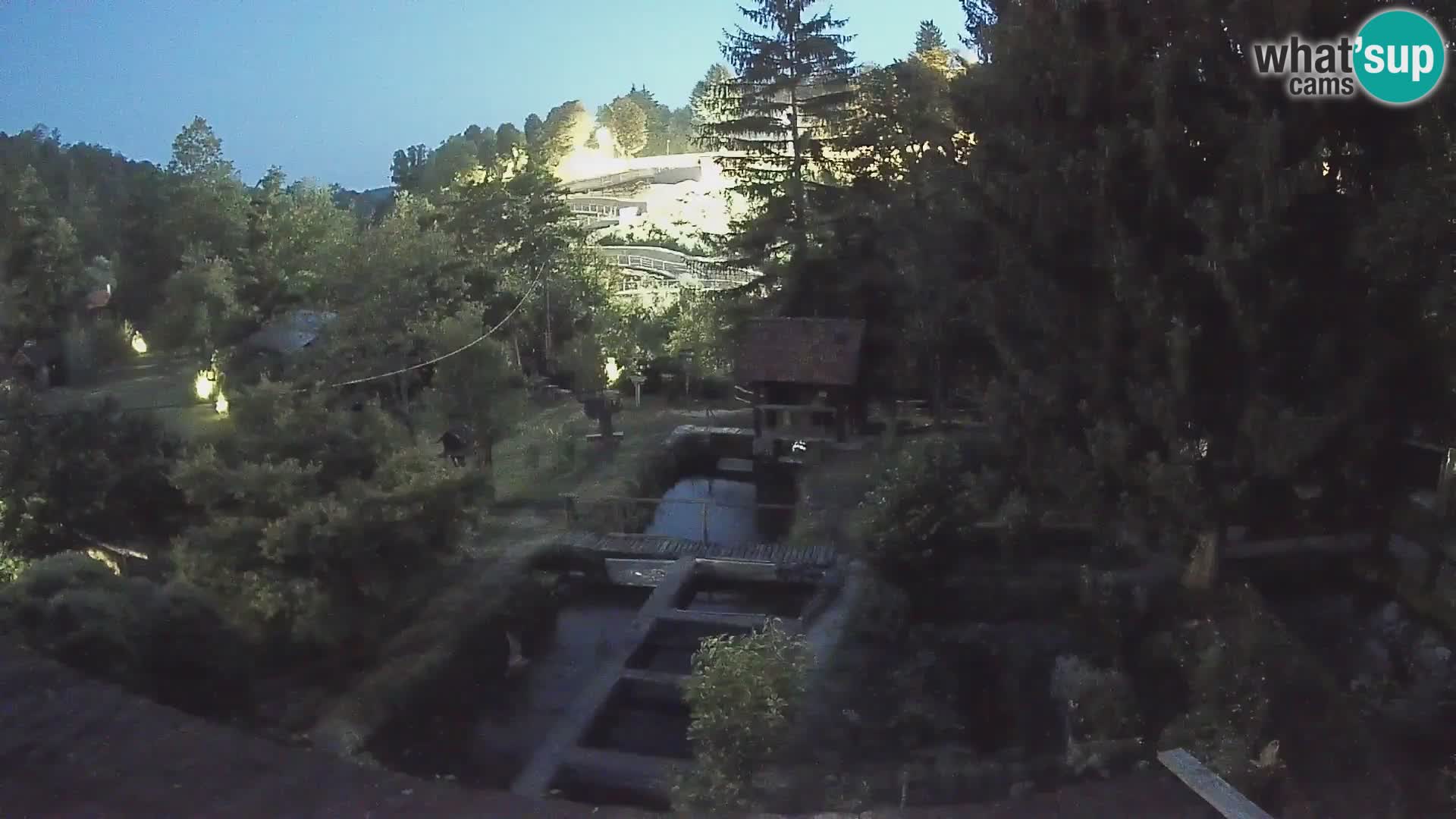 Live webcam Rastoke – river Slunjčica – Croatia