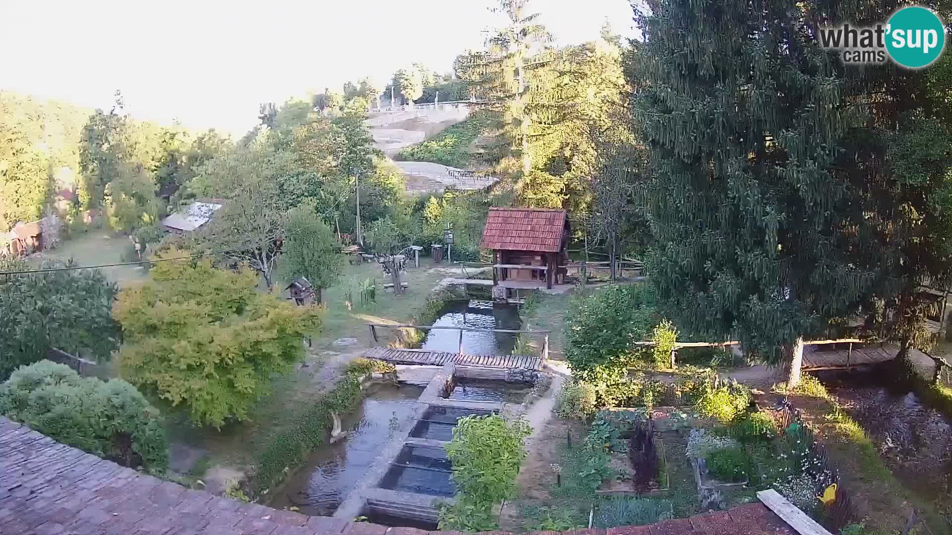 Webcam en direct Rastoke – rivière Slunjčica – Croatie