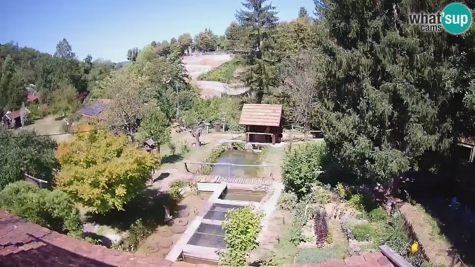 Live webcam Rastoke – fiume Slunjčica – Croazia