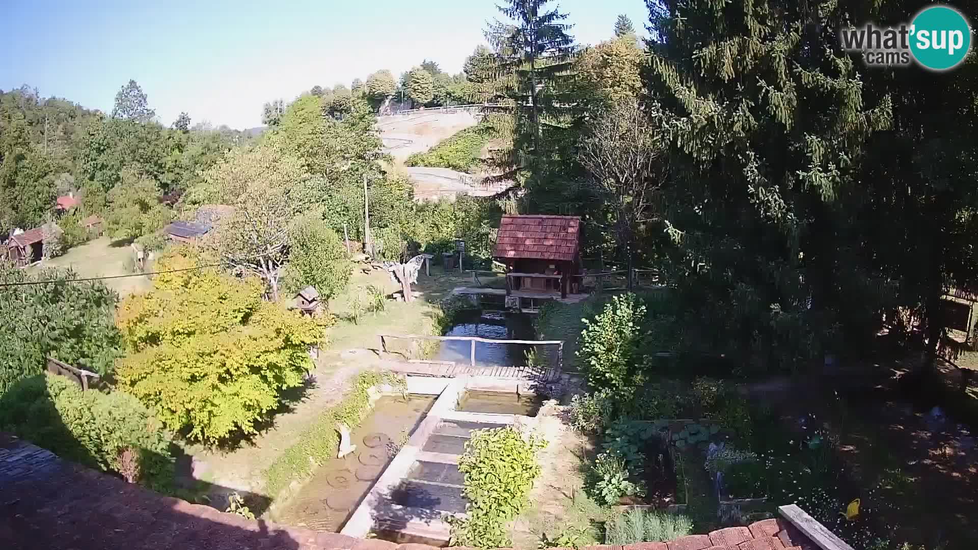 Web kamera uživo Rastoke – rijeka Slunjčica – Hrvatska