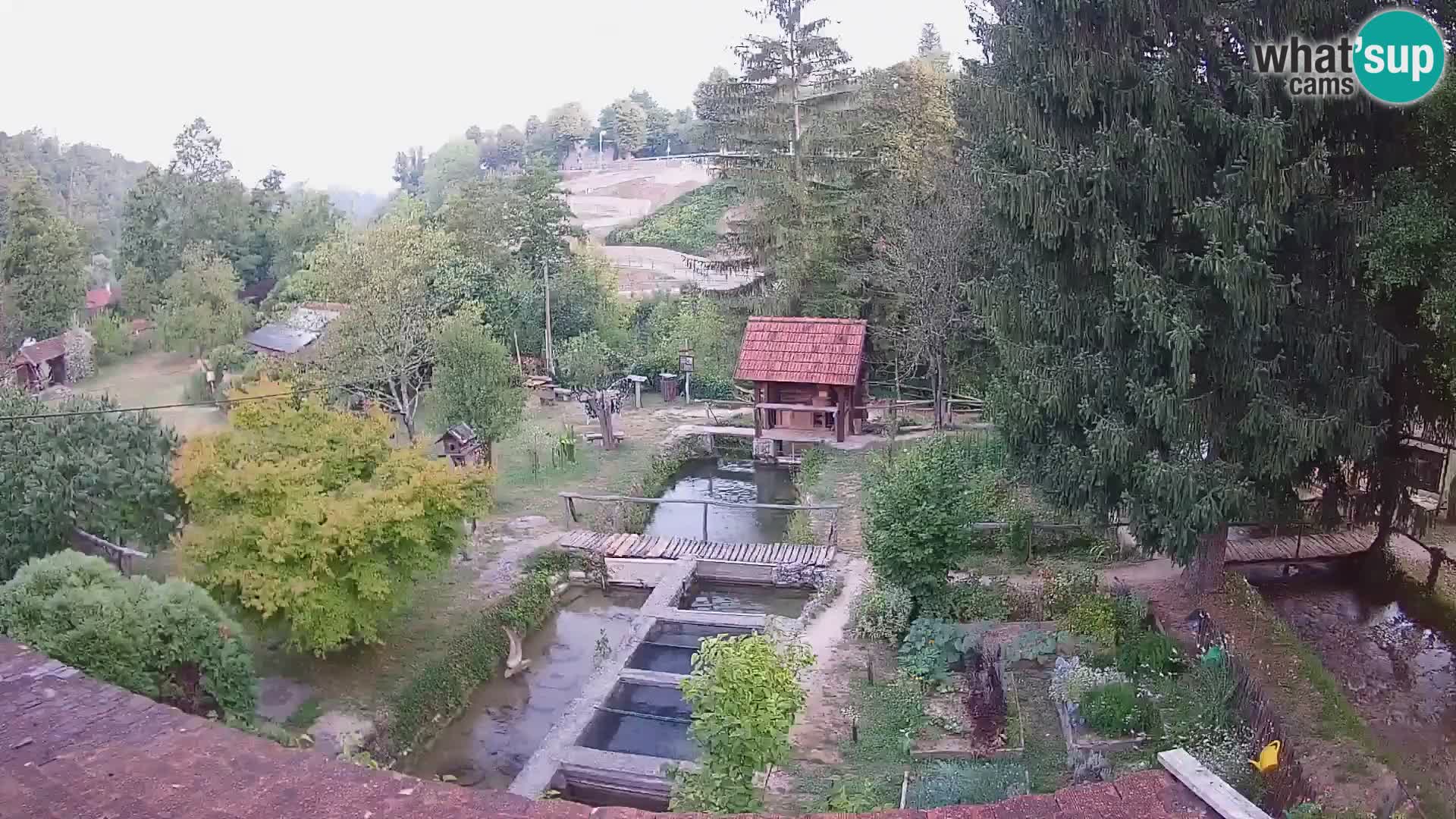 Web kamera uživo Rastoke – rijeka Slunjčica – Hrvatska