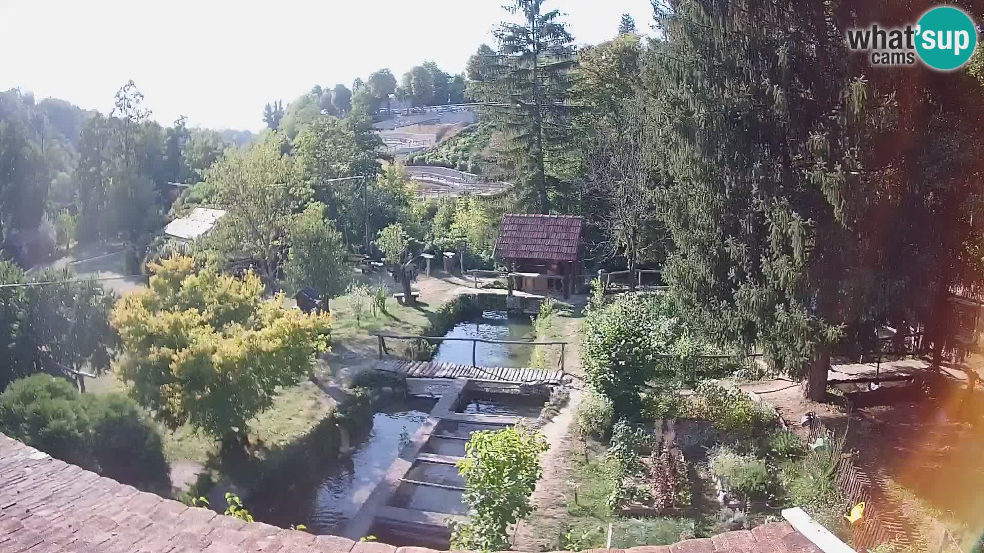 Live webcam Rastoke – river Slunjčica – Croatia
