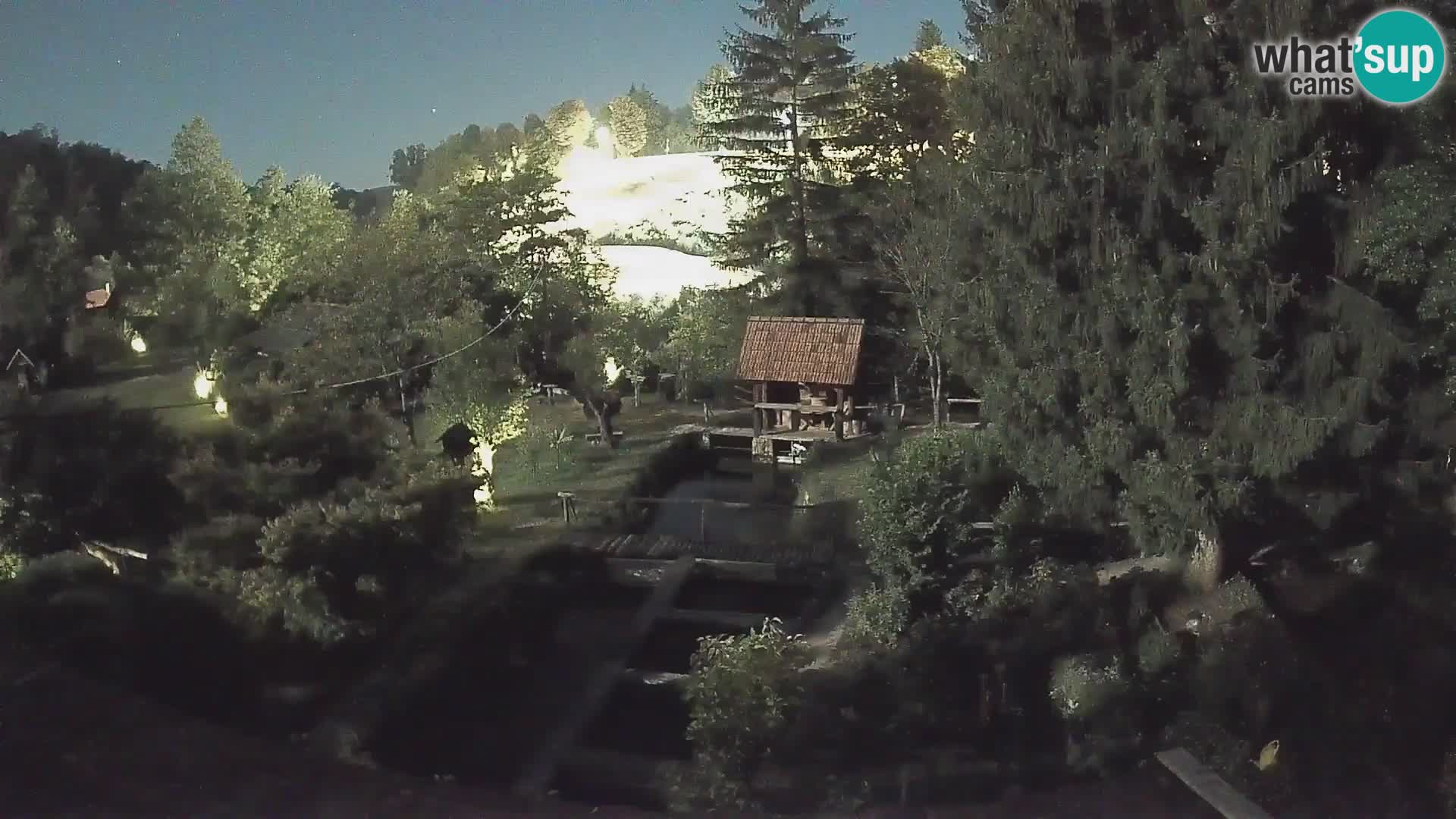 Webcam en direct Rastoke – rivière Slunjčica – Croatie