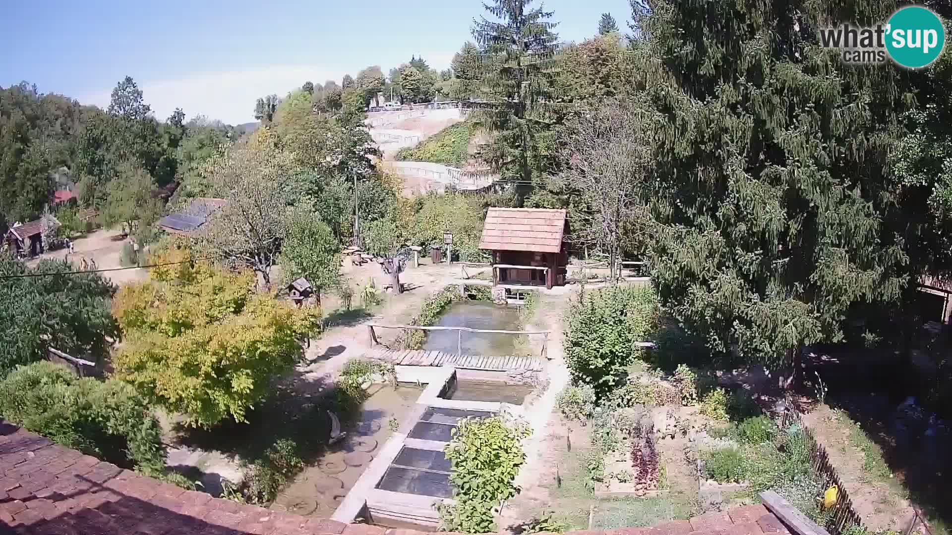 Cámara web en vivo Rastoke – río Slunjčica – Croacia
