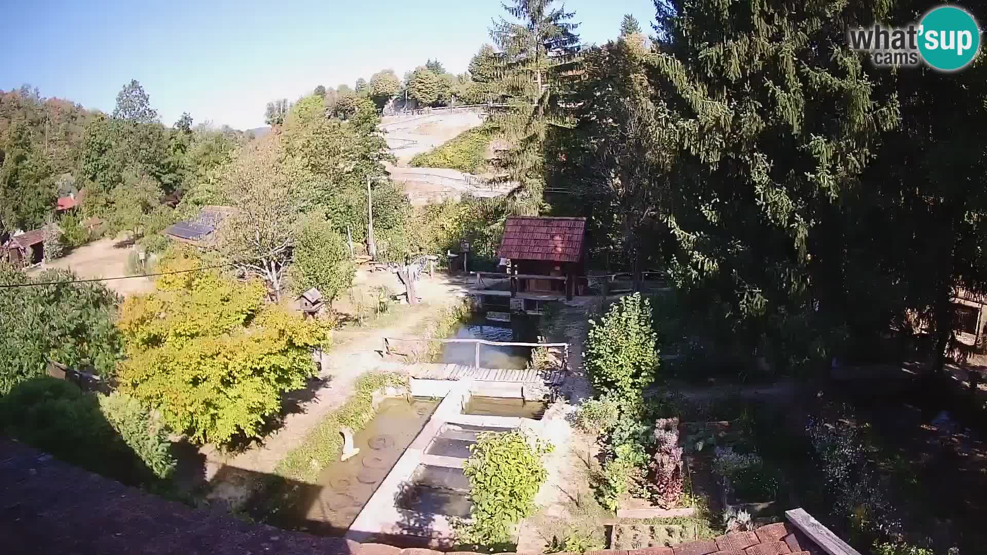 Cámara web en vivo Rastoke – río Slunjčica – Croacia