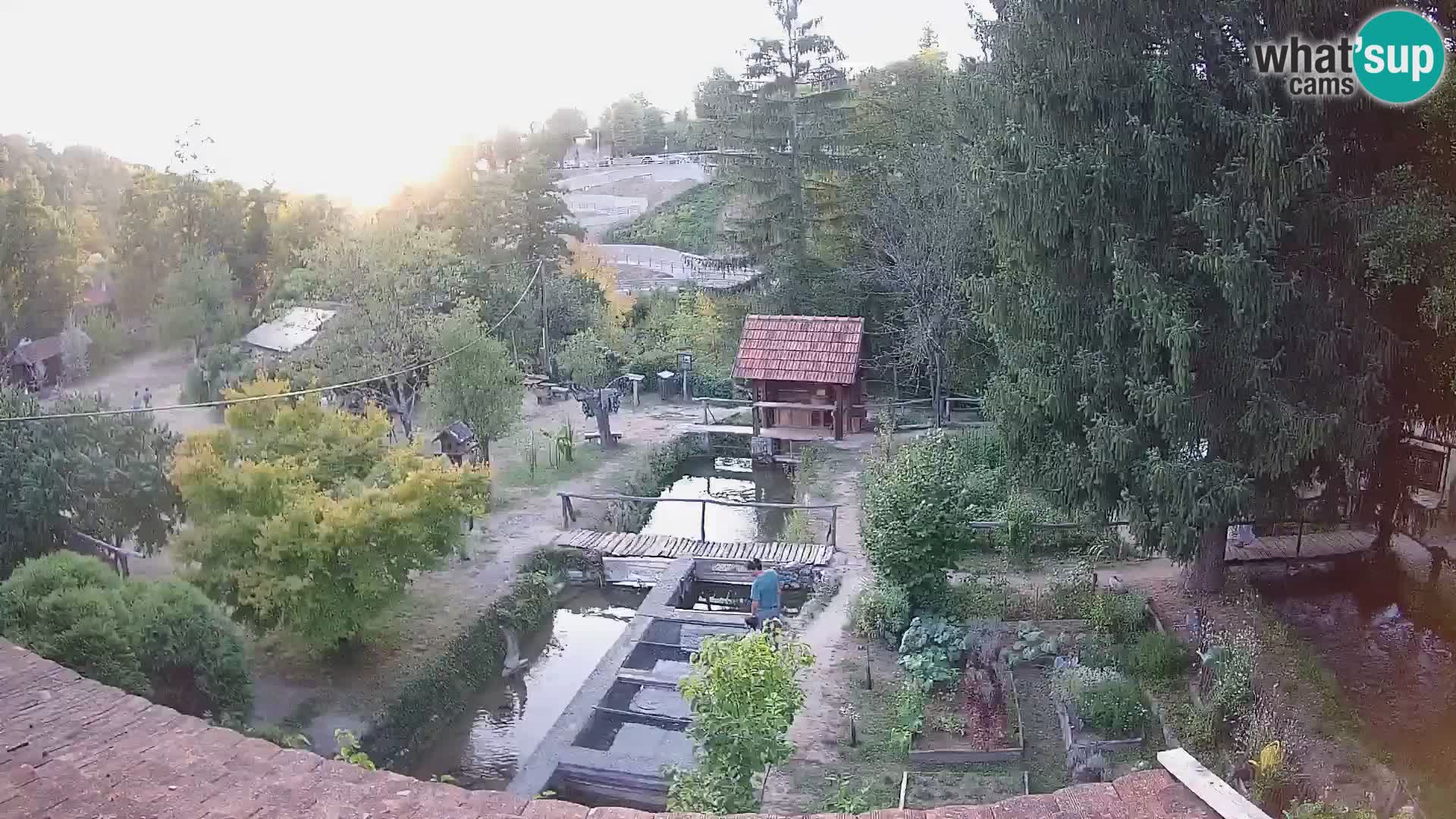 Cámara web en vivo Rastoke – río Slunjčica – Croacia