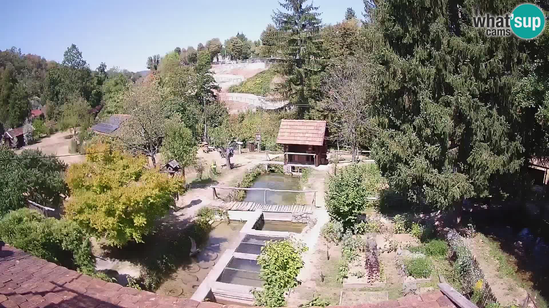 Live-Webcam Rastoke – Fluss Slunjčica – Kroatien