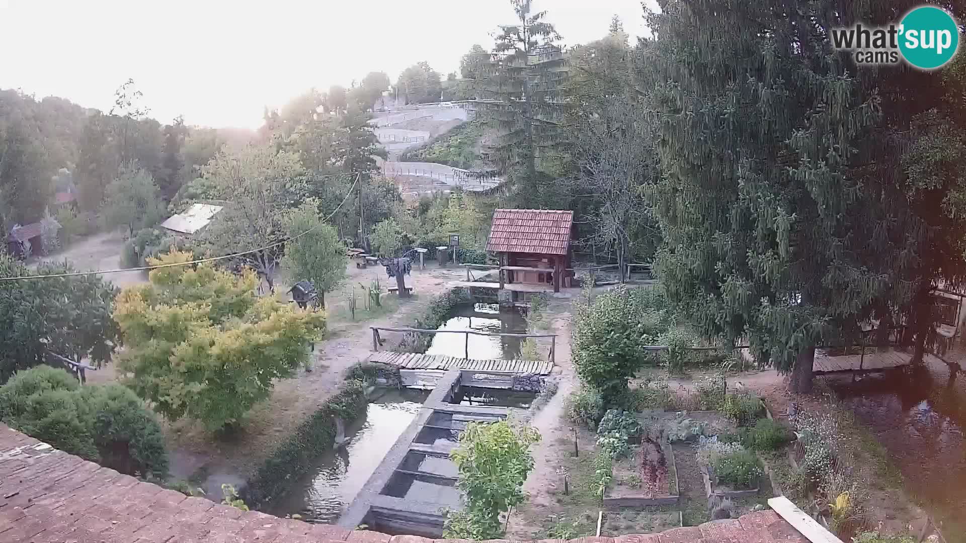 Live webcam Rastoke – river Slunjčica – Croatia
