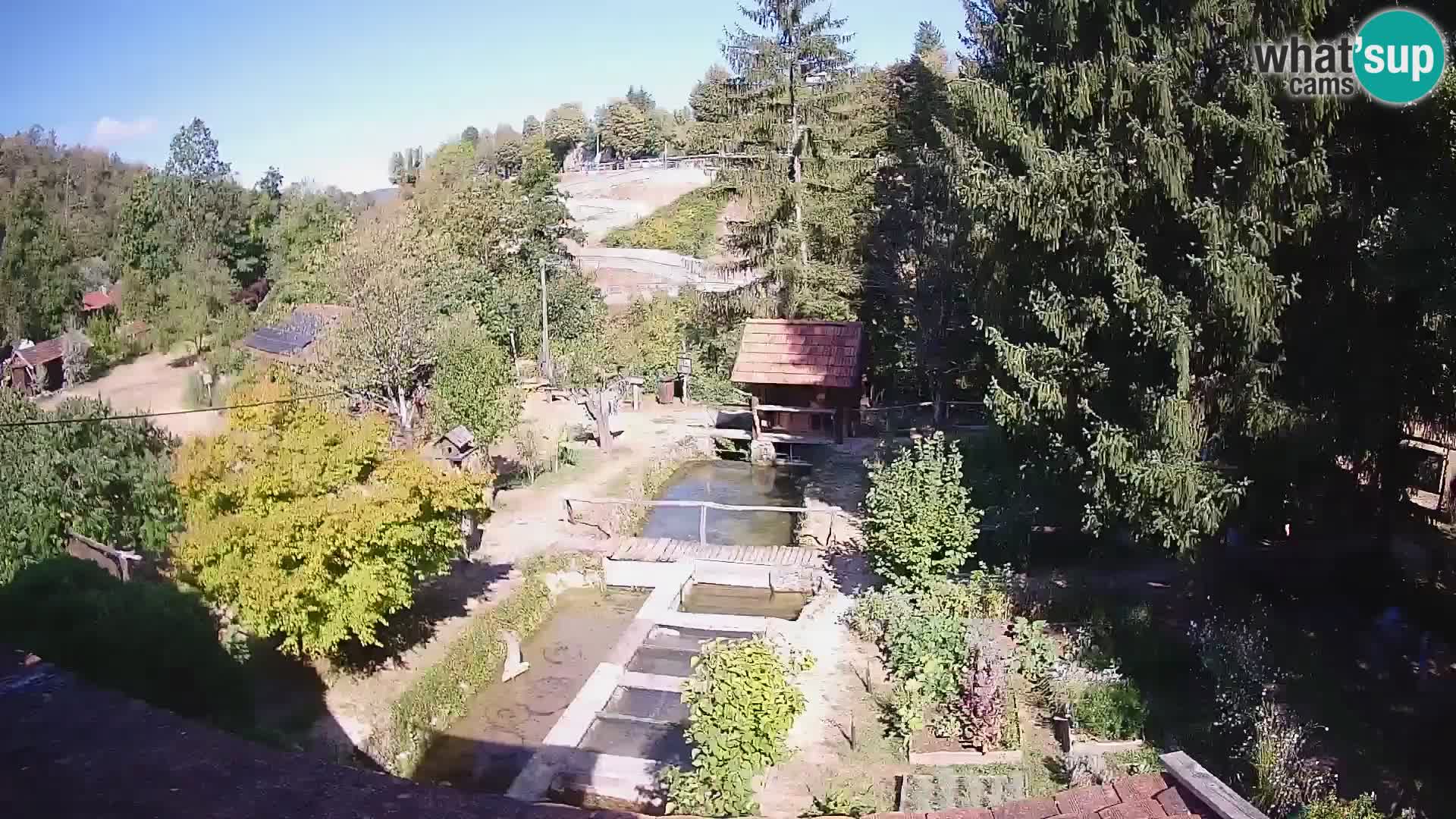 Webcam en direct Rastoke – rivière Slunjčica – Croatie