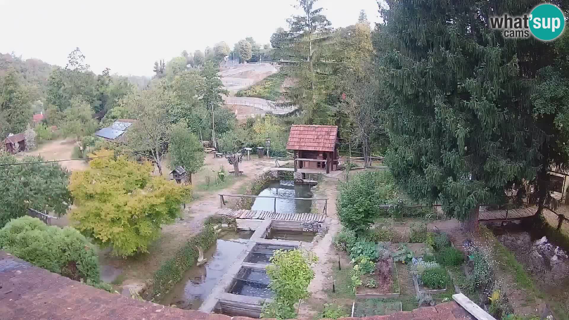 Webcam en direct Rastoke – rivière Slunjčica – Croatie