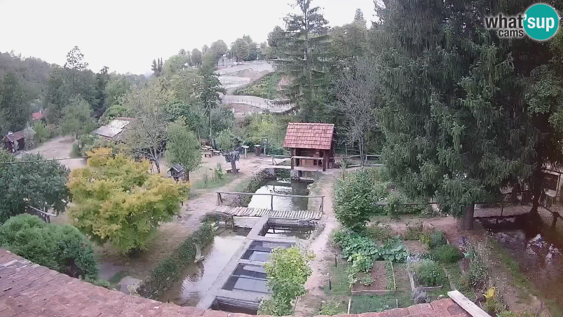 Webcam en direct Rastoke – rivière Slunjčica – Croatie
