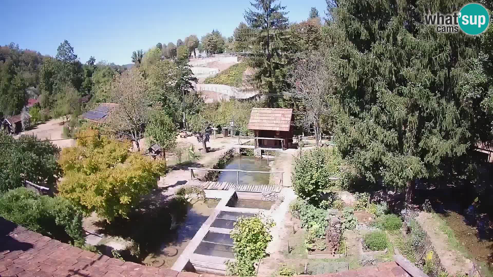 Webcam en direct Rastoke – rivière Slunjčica – Croatie
