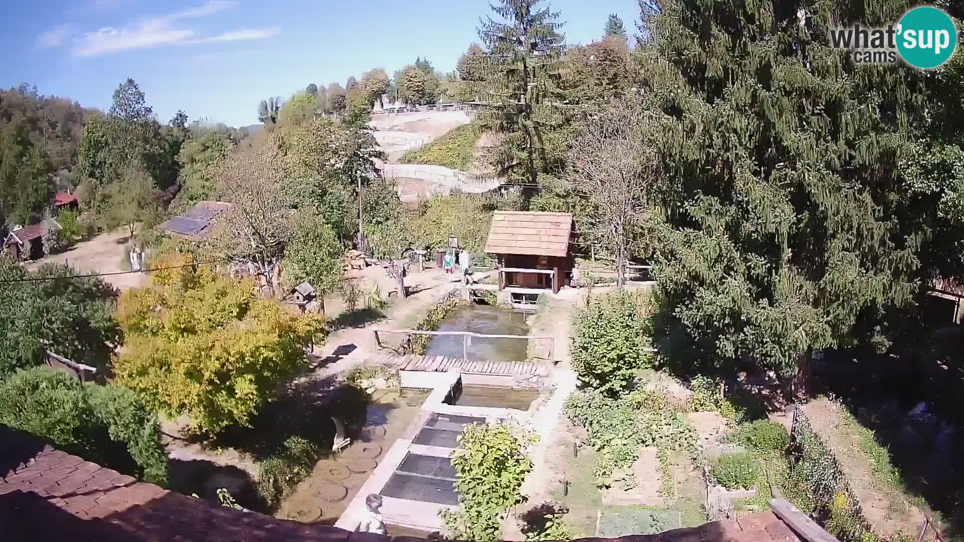 Live webcam Rastoke – river Slunjčica – Croatia