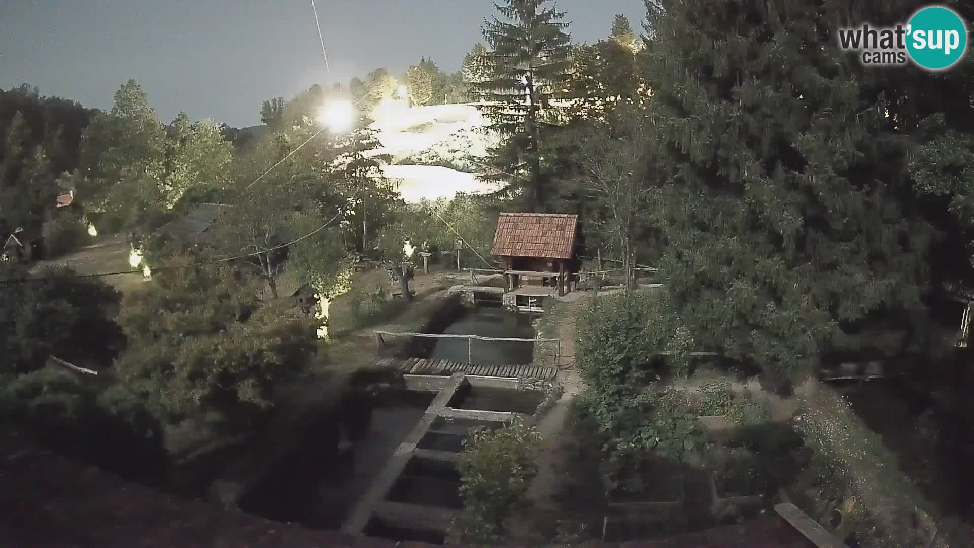 Live webcam Rastoke – fiume Slunjčica – Croazia