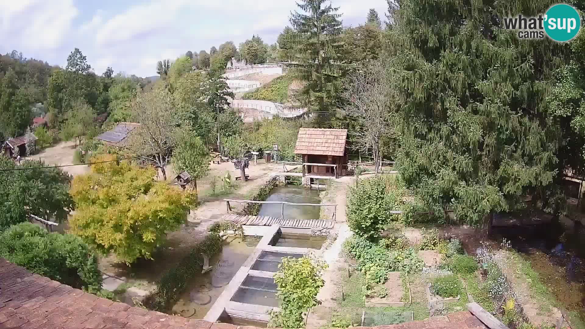 Live webcam Rastoke – fiume Slunjčica – Croazia